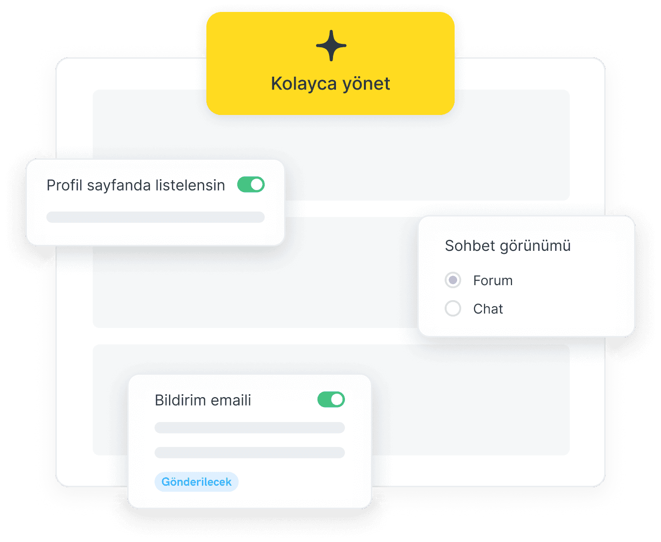 Katılım, görünürlük ve paylaşımı kontrol edin