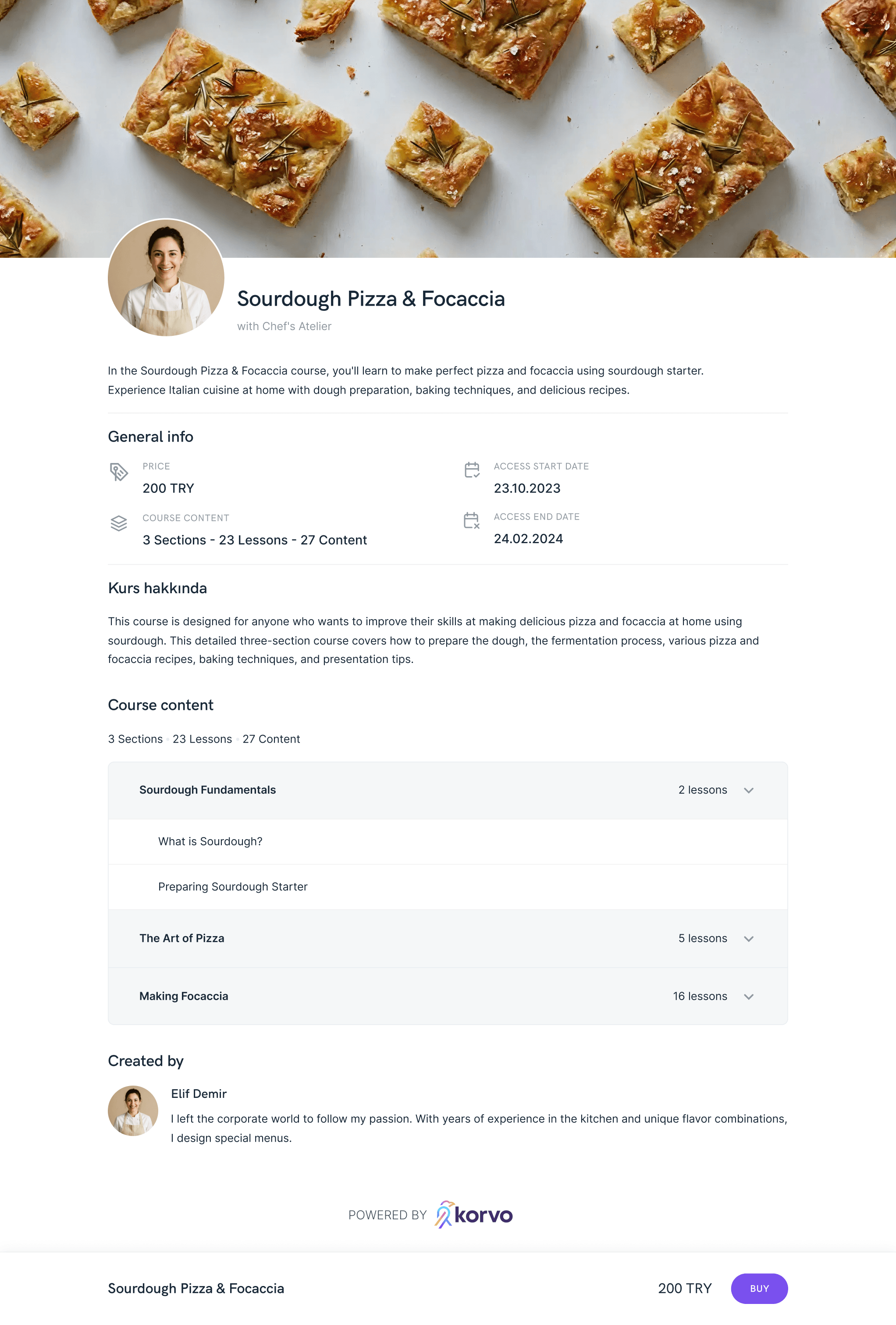 Courses
